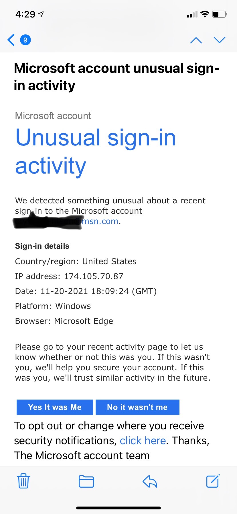 Can I trust email from the Microsoft account team? - Microsoft Support