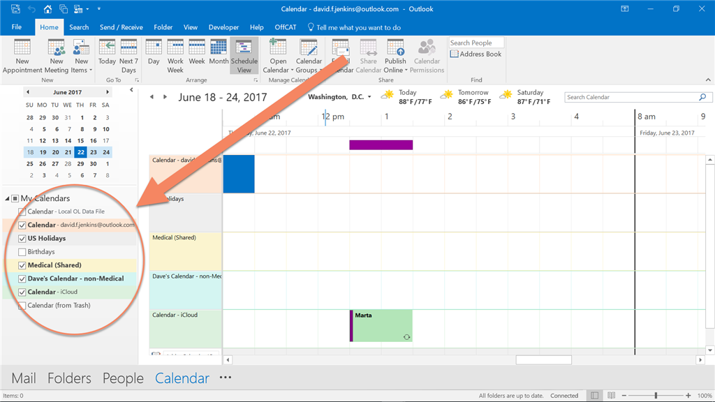 События календаря outlook. Календарь аутлук. Календарь Outlook 2016. Вид календаря в Outlook. Outlook 2016 ежедневник.