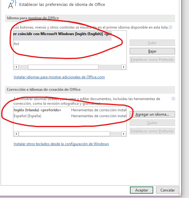 Excel Display Language Not Changing Microsoft Community