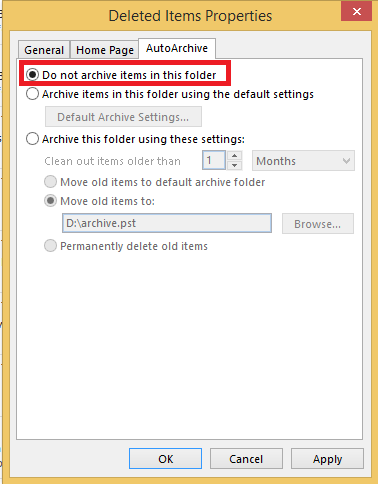 How do I stop Outlook from auto-deleting emails? - Microsoft Community