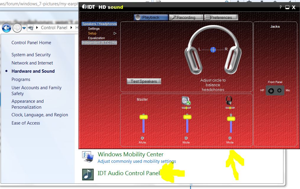 My earphones/headphones won't connect to my Laptop Microsoft Community