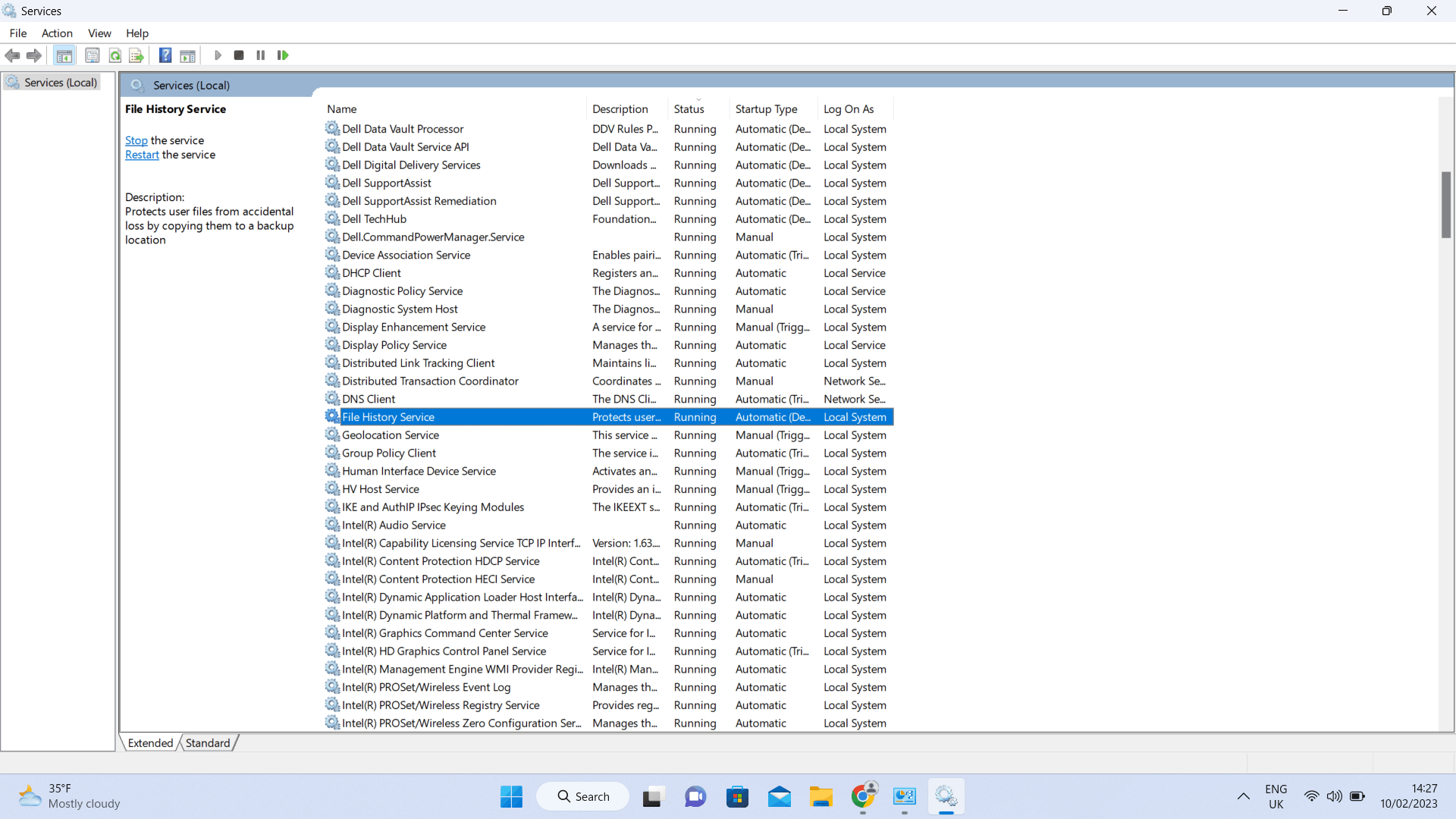 File History is not working in Windows 11 on a network drive smb ...