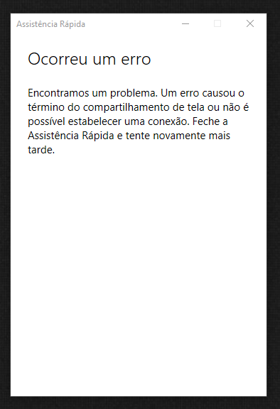 Ocorreu um problema temporário no serviço. Tente novamente. Se esta -  Microsoft Community