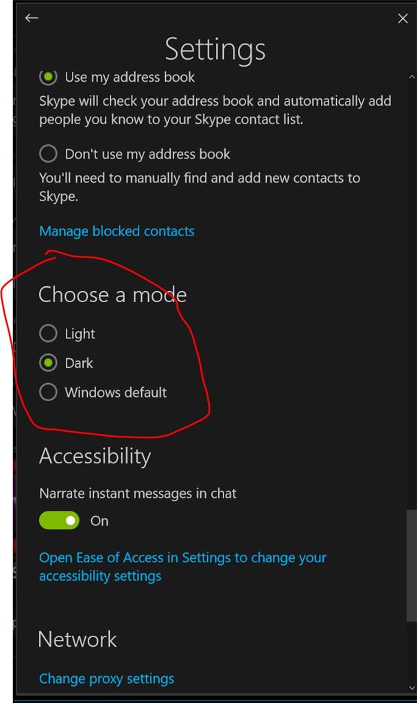 How to change the theme to / from dark theme - Microsoft ...