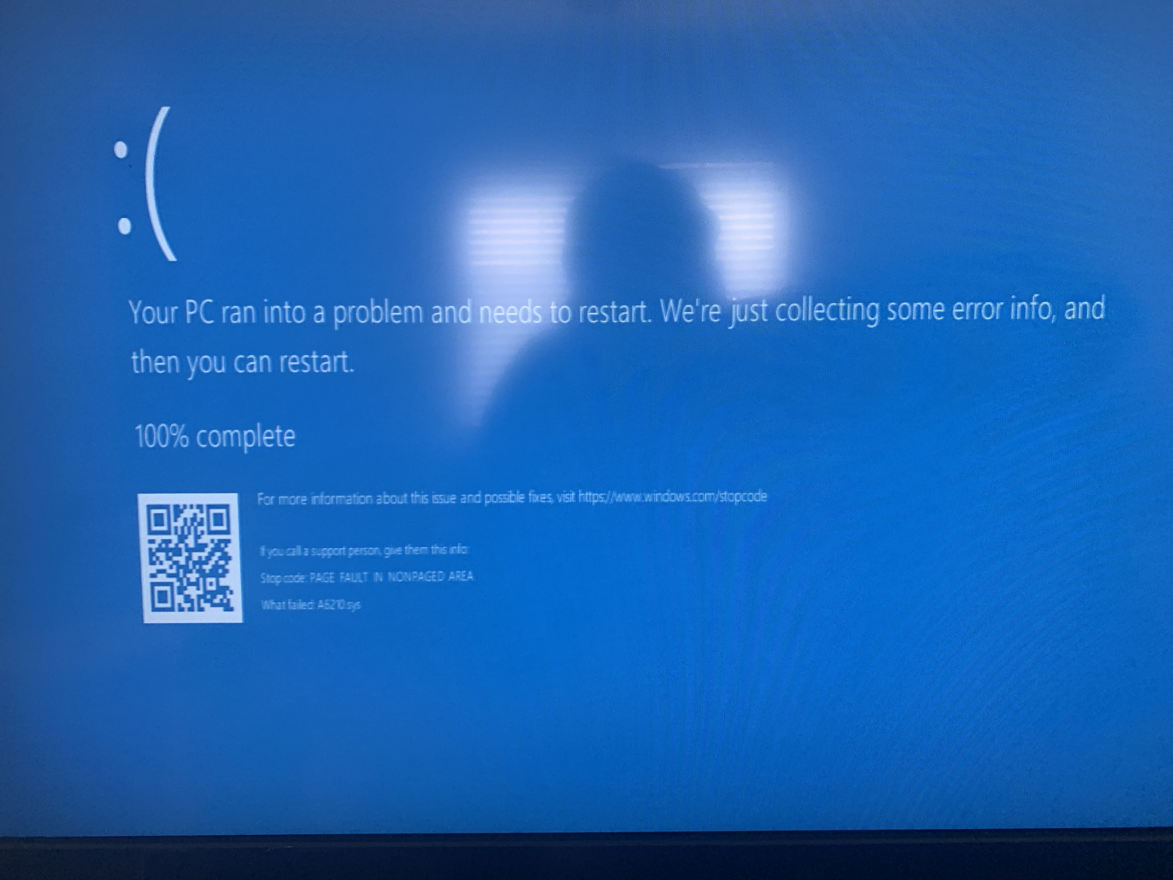 Windows 10 Update Failure A6210sys Restart Microsoft Community