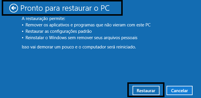 Restaurando O Windows 10 Para As Configurações De Microsoft Community 6663