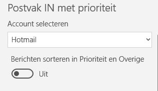 Mijn Inbox Is Gesplitst In Prioriteit En Overige Ik Zie Wel Waar Ik Microsoft Community