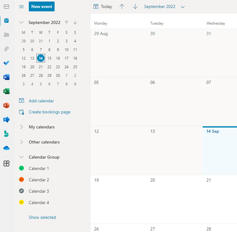 How to share multiple calendars from a calendar group? - Microsoft ...