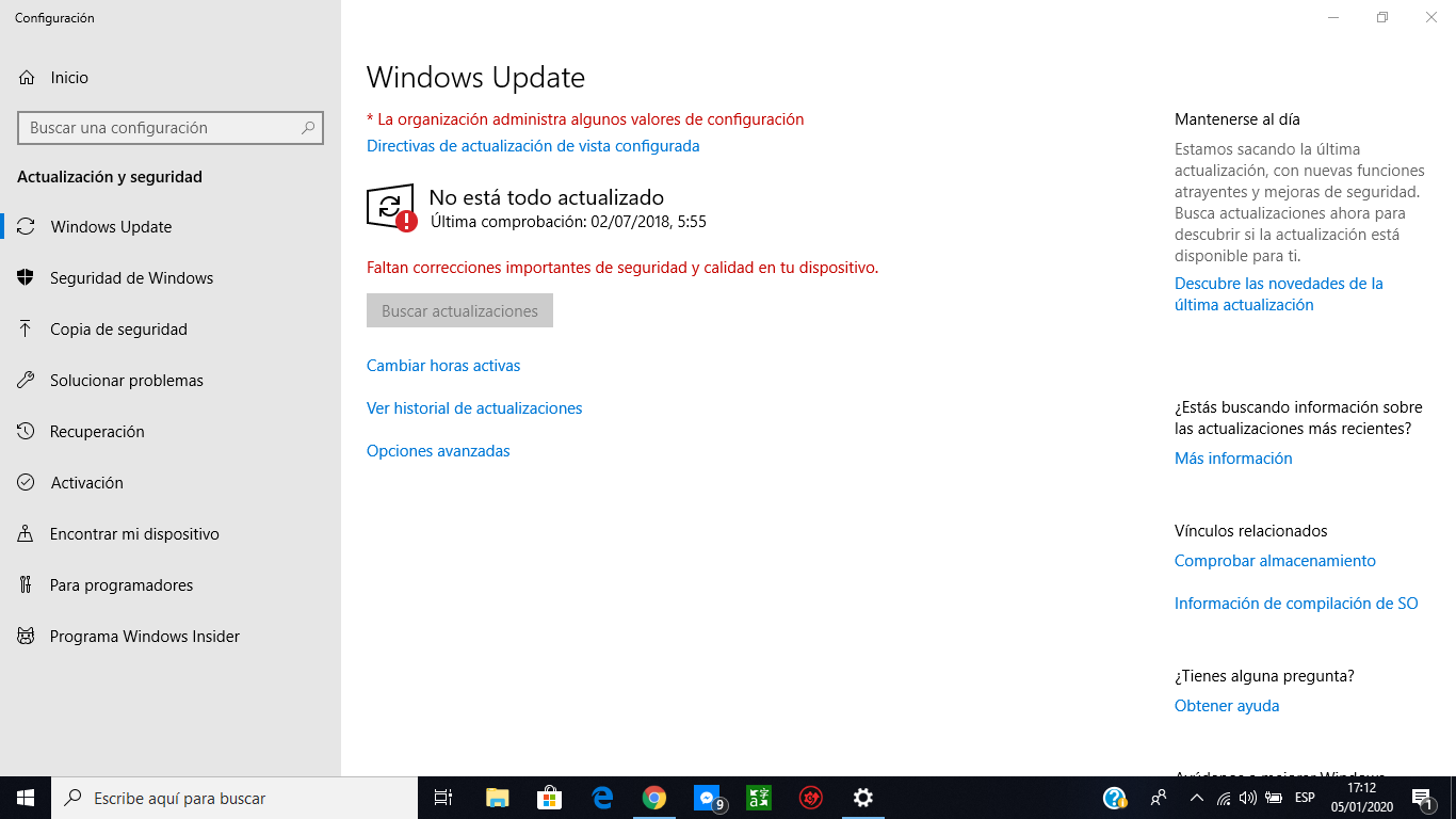 No Puedo Actualizar El Sistema Operativo Ya Que Me Aparece La Microsoft Community 3109