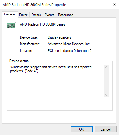 unable to find graphic driver for hp e001ax Microsoft Community