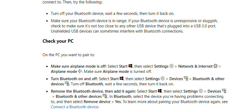 Windows has stopped this (bluetooth) device because it has reported ...