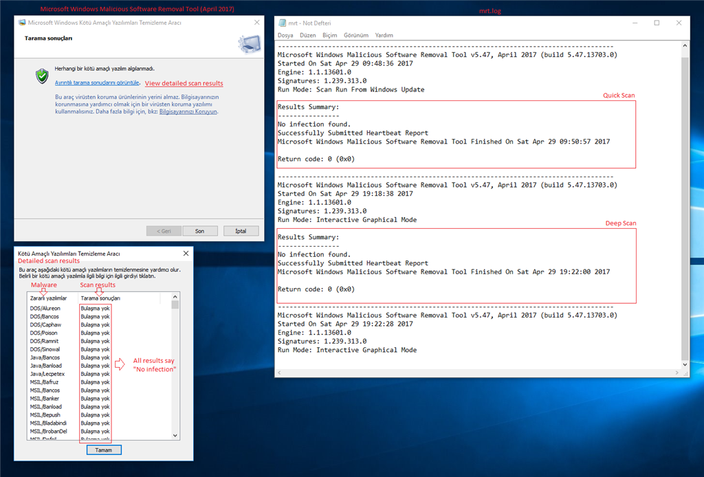 Malicious Software Removal Tool doesn't display the (60) - Microsoft