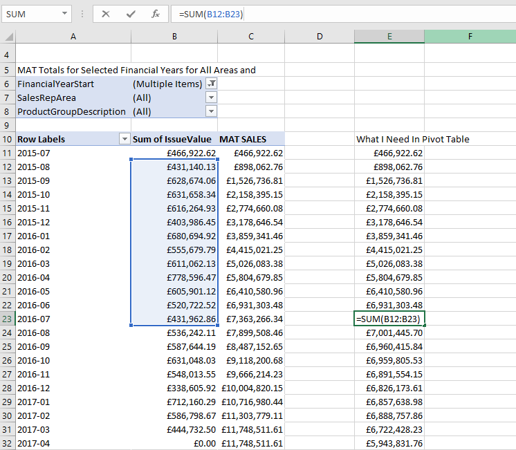 Calculating 12 Month Period of Moving Sales - Microsoft Community