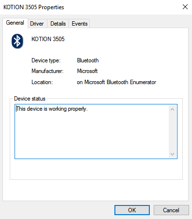 Windows 10 not online picking up bluetooth headphones