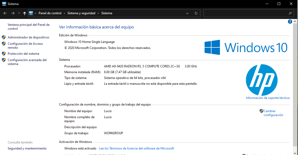 Como saber mi placa de video windows discount 10