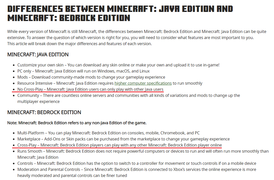 Minecraft Java With Bedrock? Minecraft Crossplay Explained