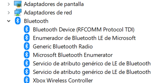 No se reconoce mando con adaptador Bluetooth ≈ Windows 10 - Microsoft  Community
