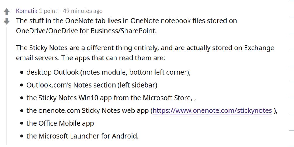 Created A Sticky Note On OneNote IPhone: Can't Find It In OneNote ...