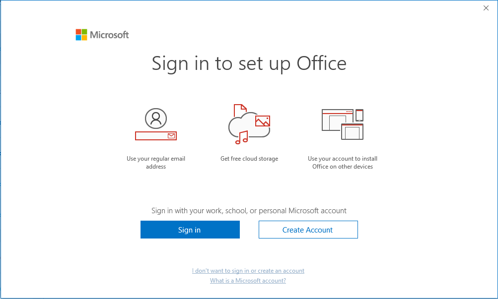 Office 365 proplus activation issue