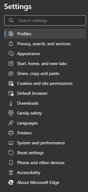 Sidebar and drop features are missing from Edge? - Microsoft Community