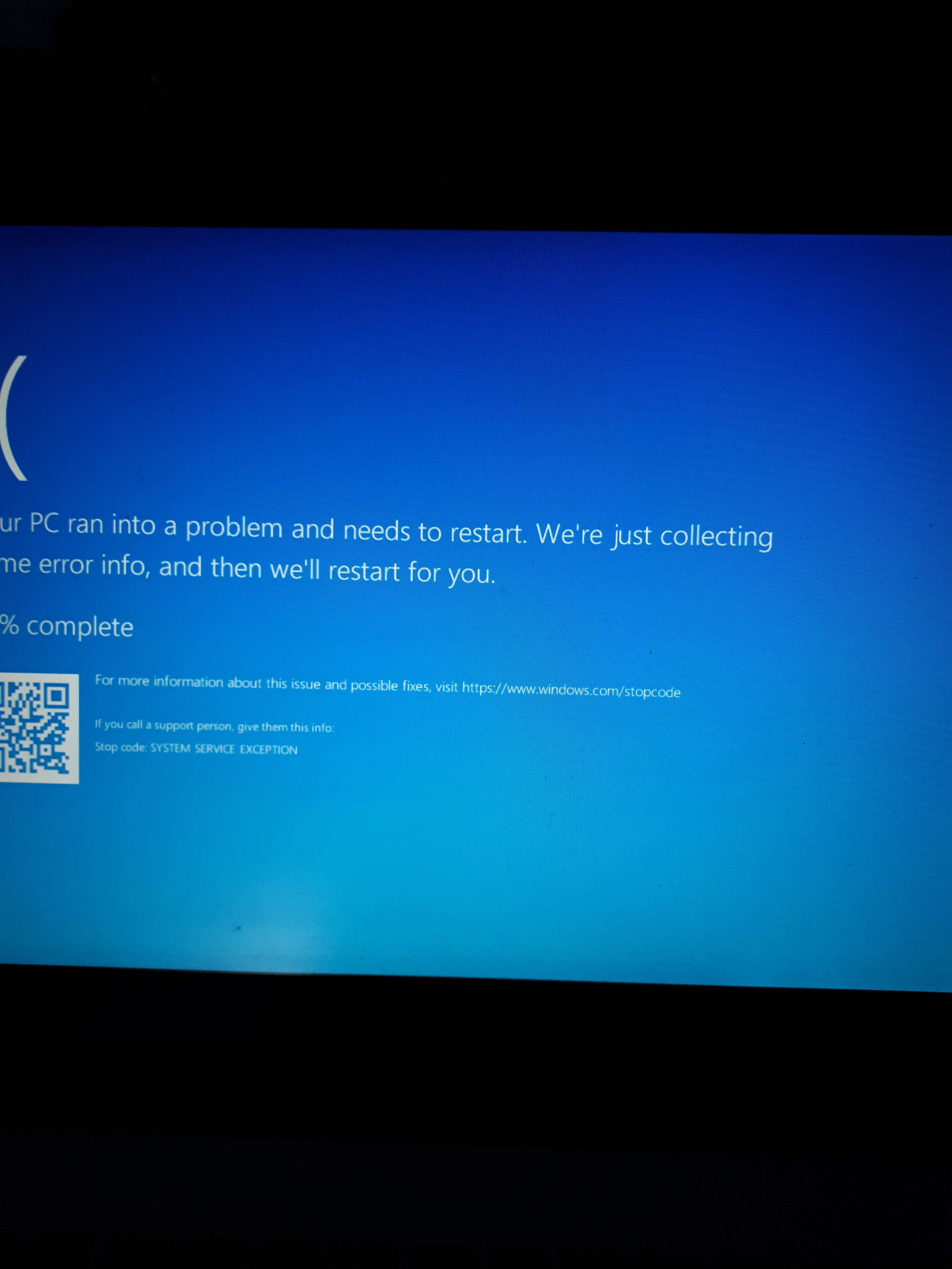 Blue Screen Error ; Fail to enter Windows Recovery Environment (WinRE ...