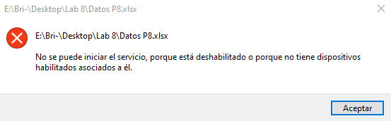 No Se Puede Iniciar El Servicio Porque Está Deshabilitado O Porque Microsoft Community 6054