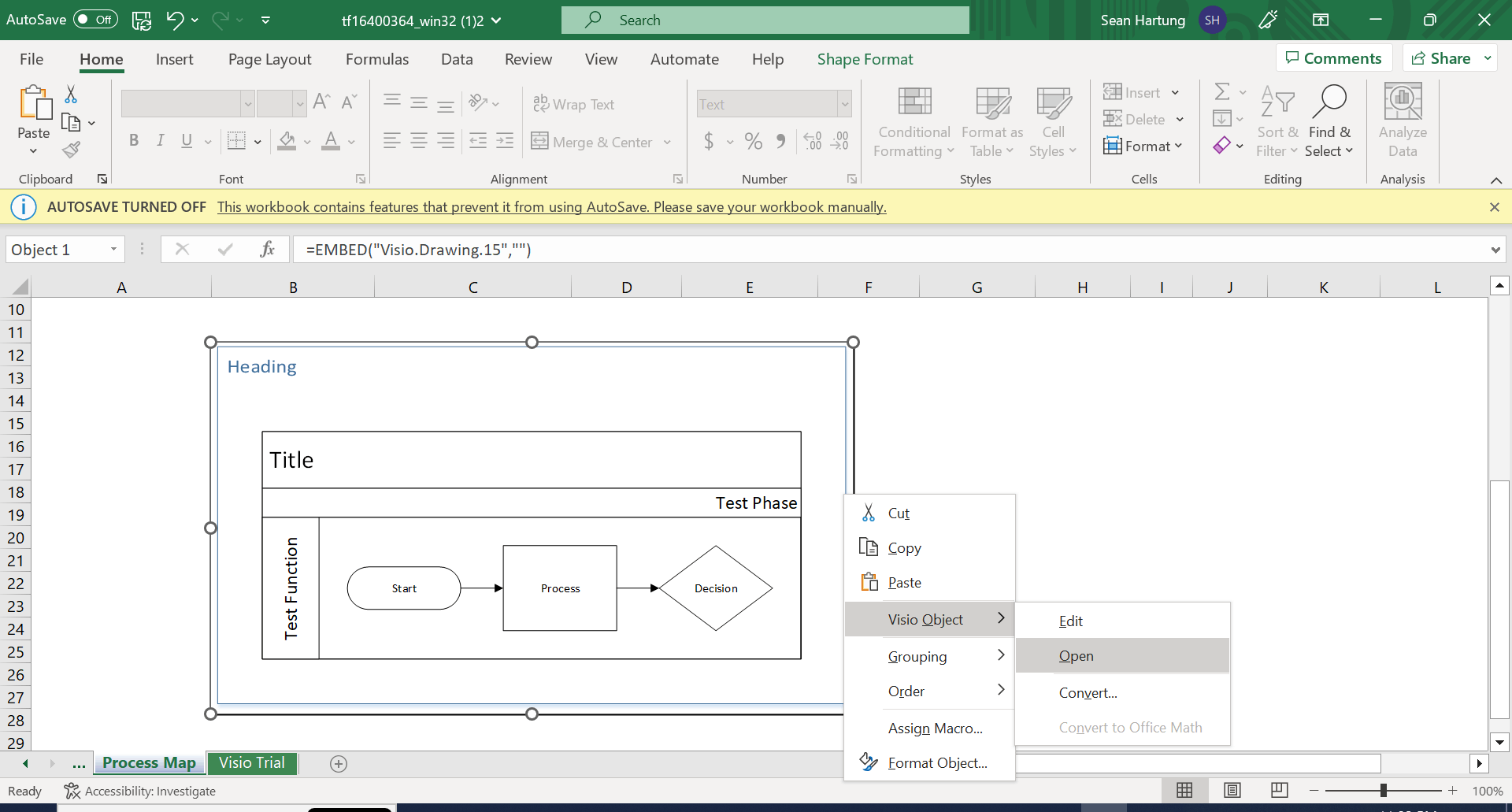 Link a Visio file to another document - Microsoft Community