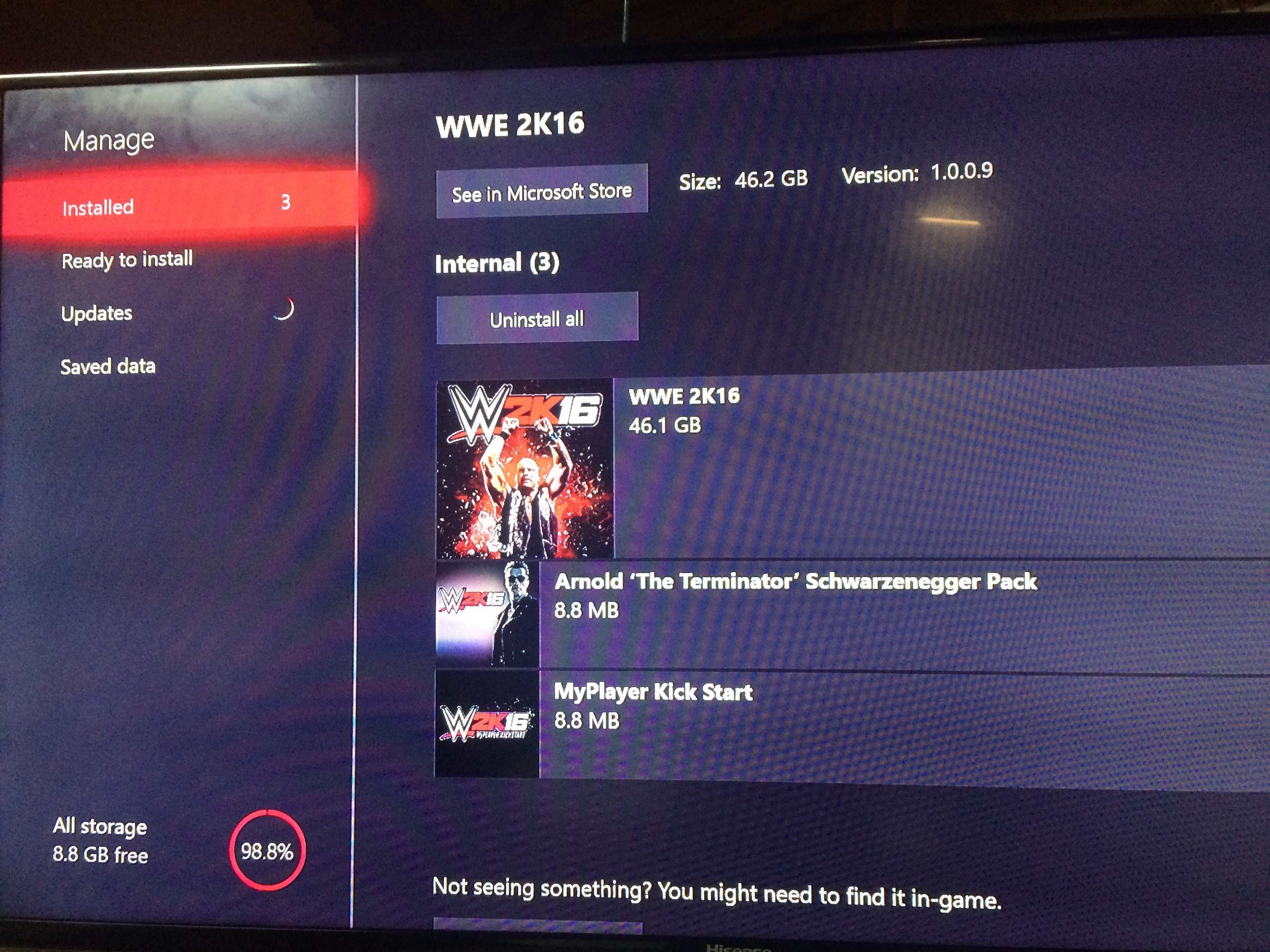 Wwe 2k16 sale xbox one store