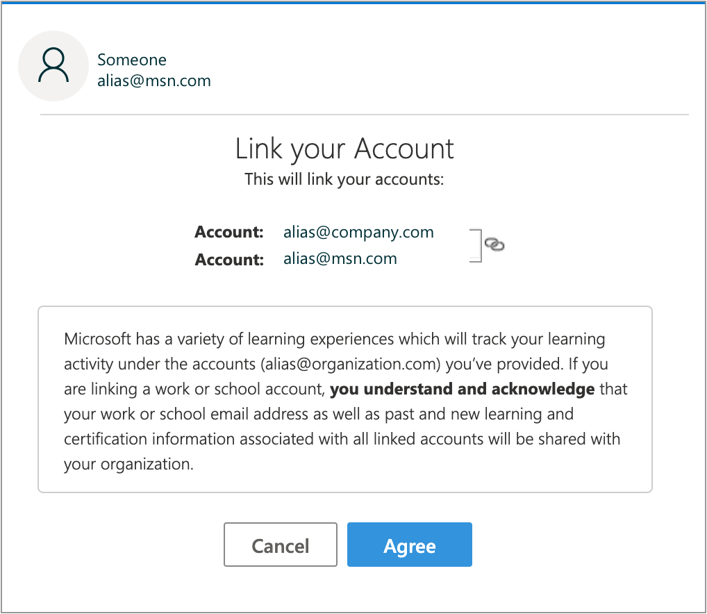 Current Account linked with my company email is not letting me to -  Training, Certification, and Program Support