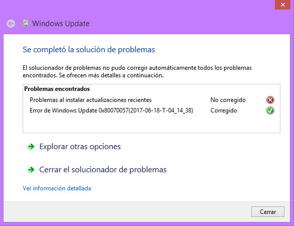 problema windows update no instala actualizaciones