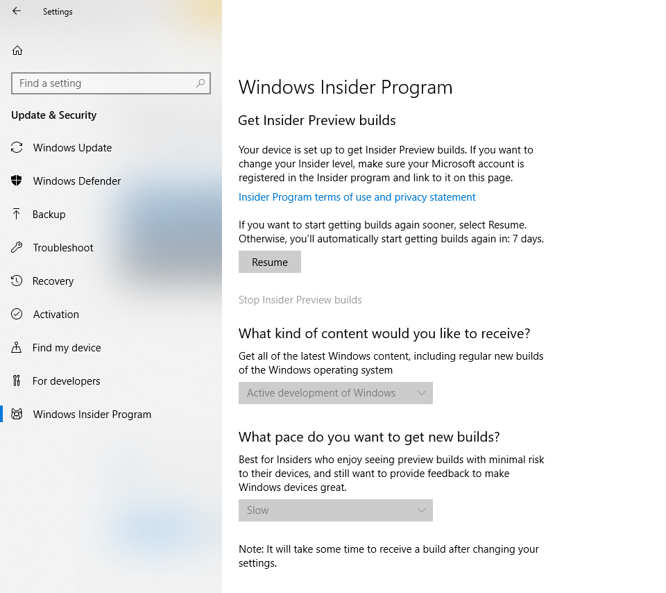 How Do I Leave The Windows Insider Program? - Microsoft Community