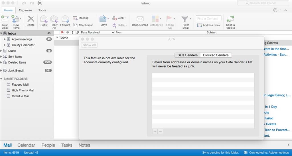 spam filters for outlook for mac?