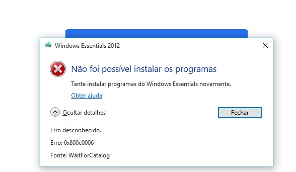 Não consigo instalar movie maker windows 7