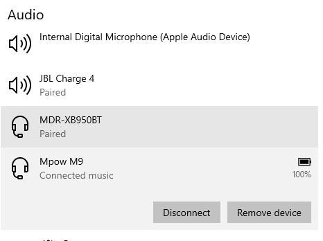 Windows 10 bluetooth discount earphones