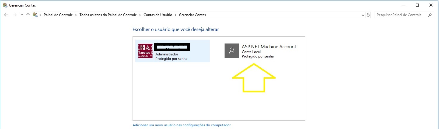 Asp net machine account что это windows 10