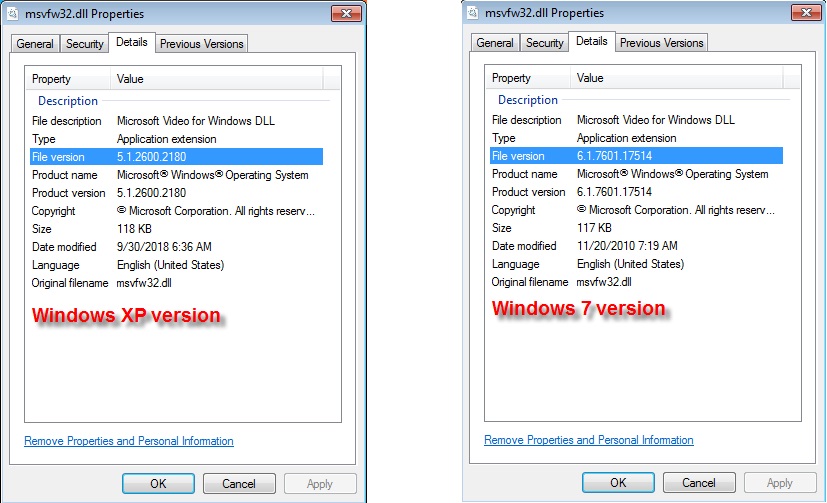 Msvfw32 Dll Is Either Not Designed To Run On Windows Or Contains Error