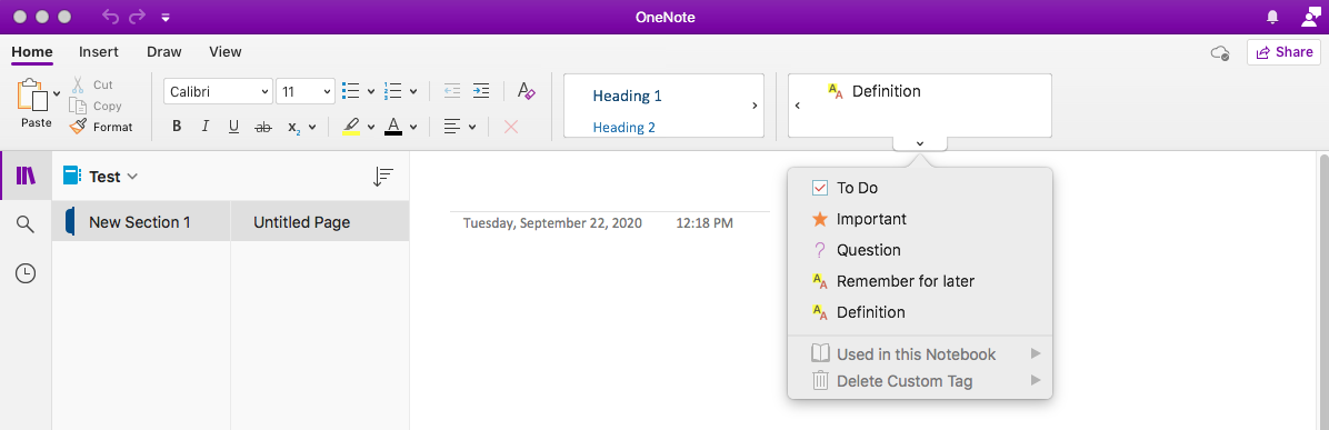 Onenote Missing Features On My Mac Microsoft Community