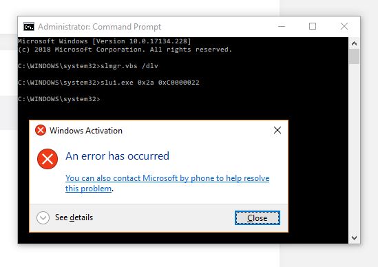 Windows 10 is no longer activated after PC crash. Error codes ...