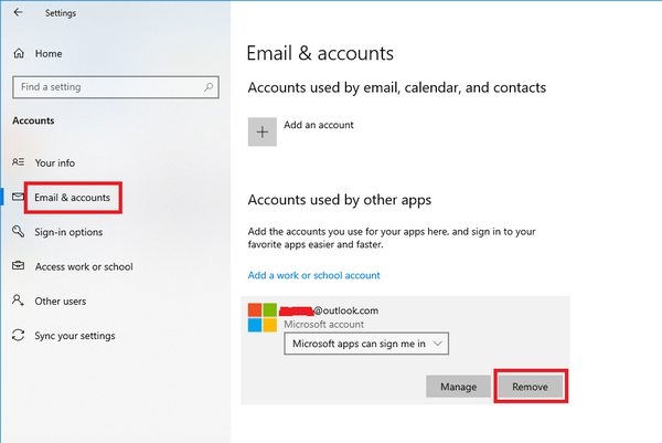 Remove Email Address From Windows Microsoft Community