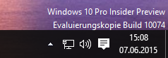 Von Der Windows 10 Technical Preview Auf Die Vorherige Windows Version ...