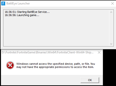 Windows Cannot Access The Specified Device Path Or File You May Not Microsoft Community
