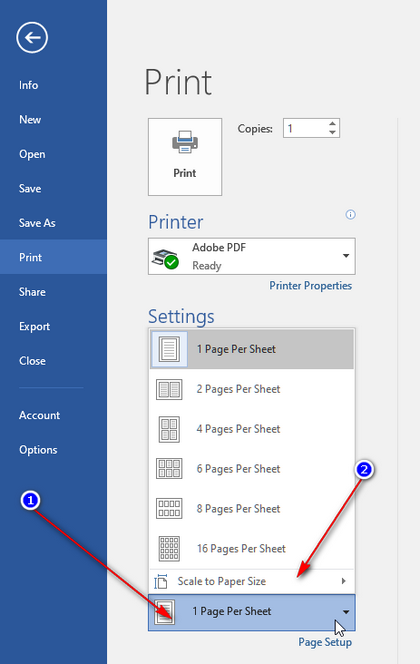 PRINTING TO FIT PAGE OPTION - Microsoft Community