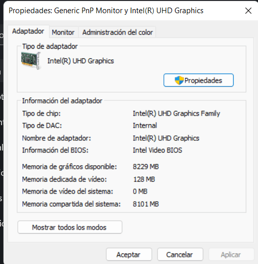 AUMENTAR MEMORIA DEDICADA INTEL HD GRAPHICS Microsoft Community