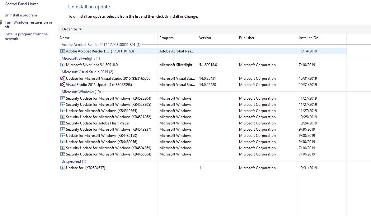 How do i display details of installed MS packages in windows ...