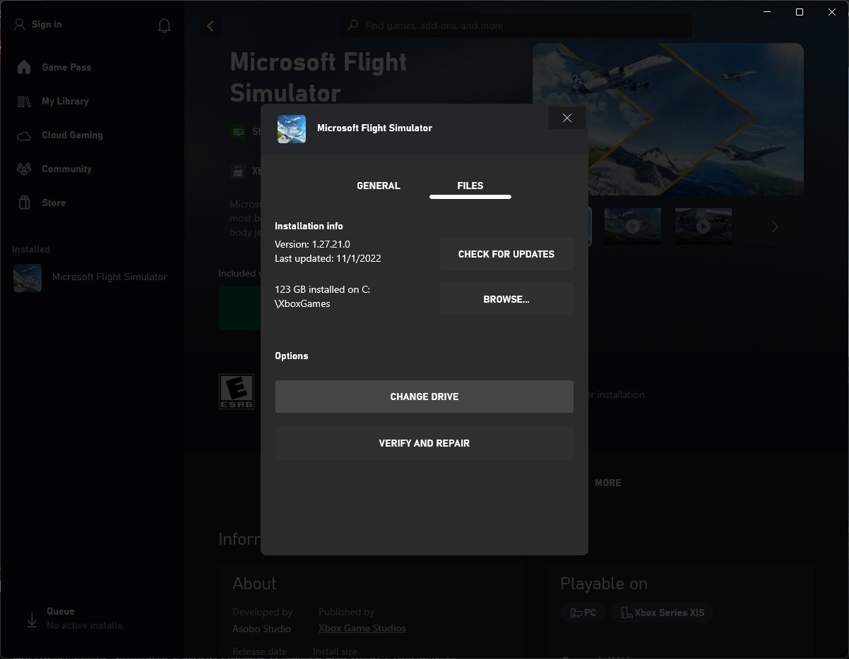 New Microsoft Flight Simulator patch lowers the base game's