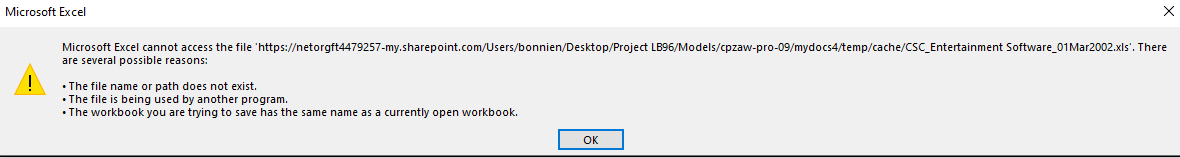 Cant Open An Excel File Due To A Sharepoint Error Microsoft Community 4179