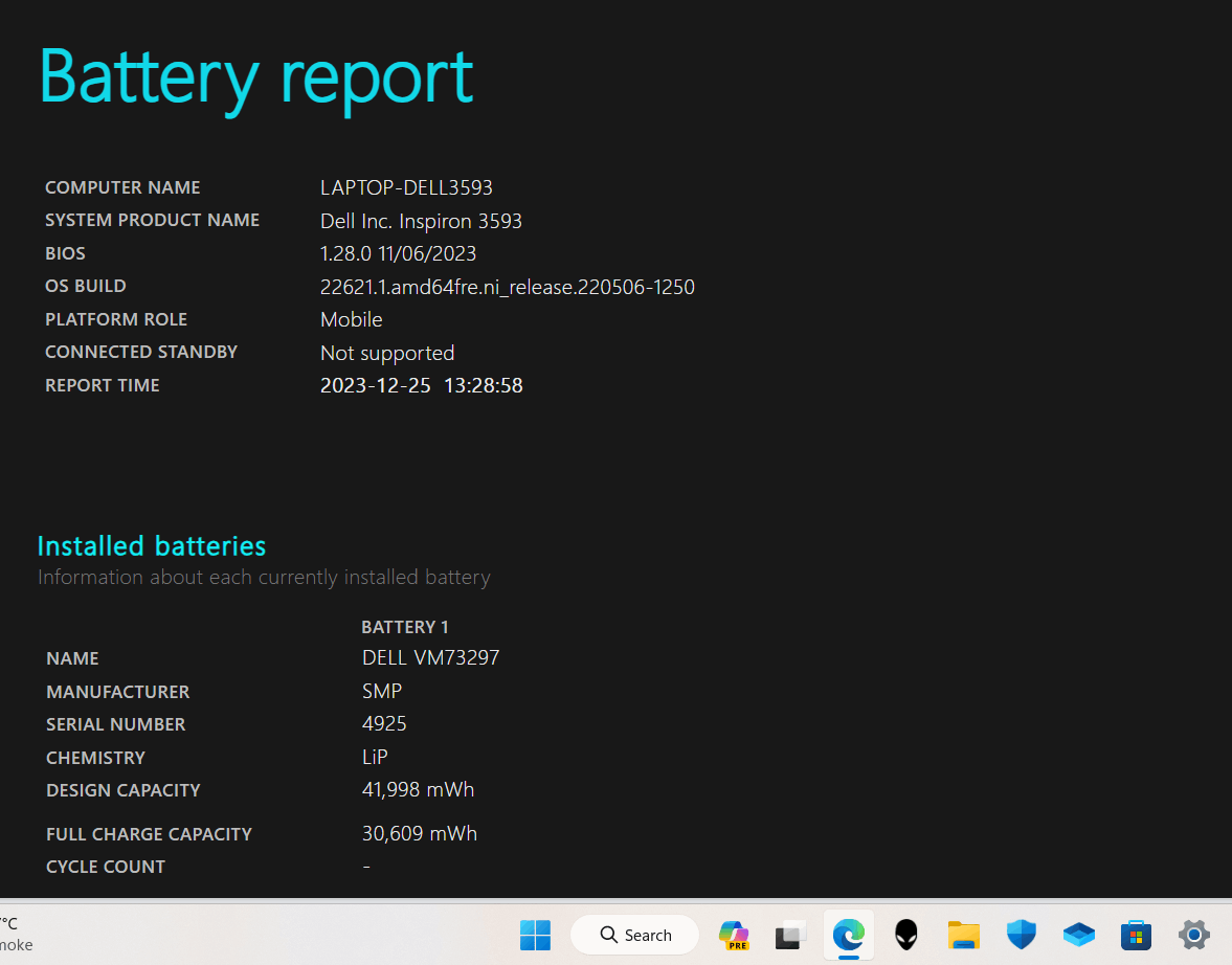 I need to recalibrate my DELL VM73297 battery. - Microsoft Community