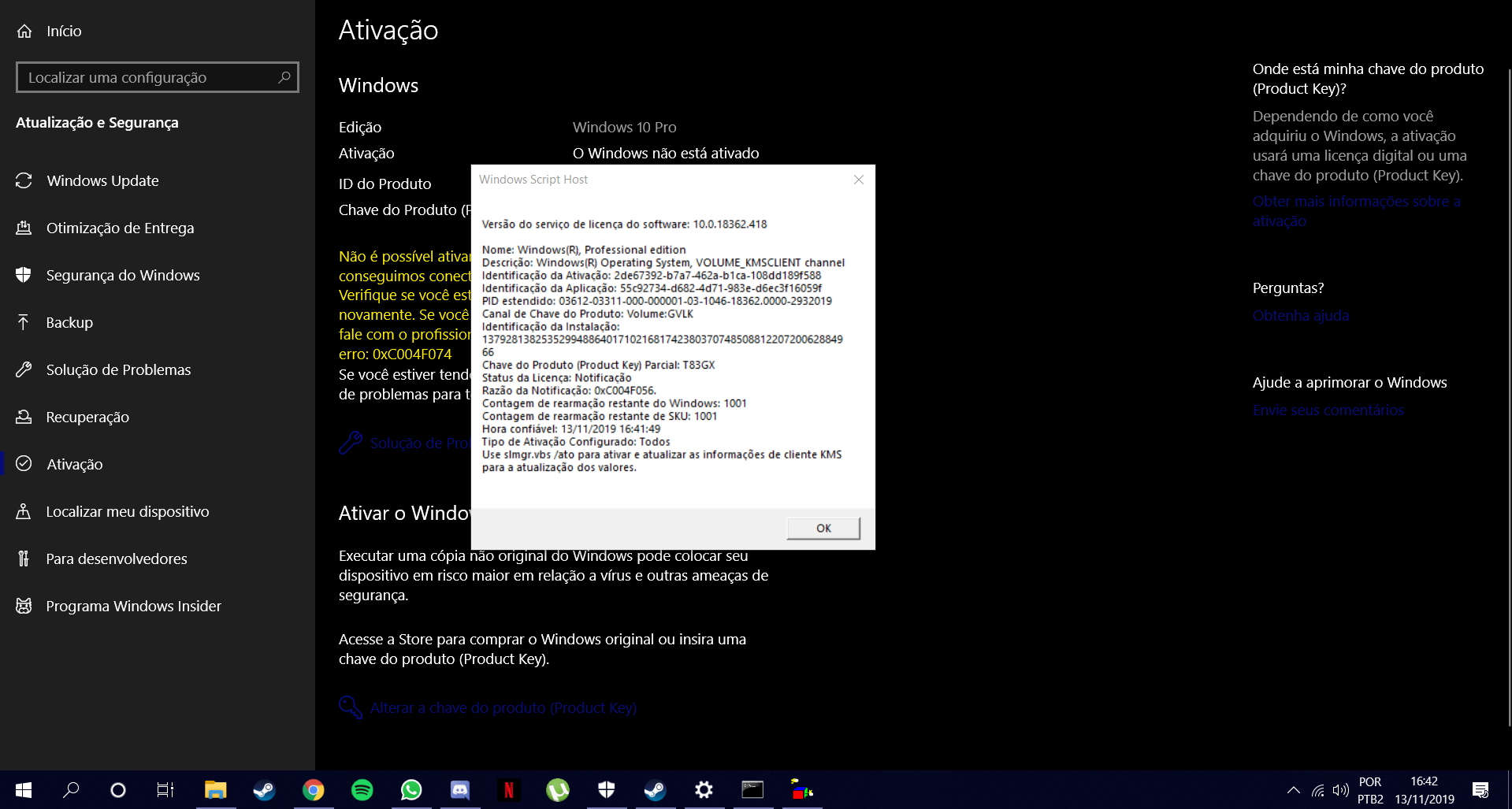 Your Windows License Is Going To Expire Microsoft Community