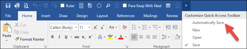 Word 2016 saving without prompting upon Close - Microsoft Community