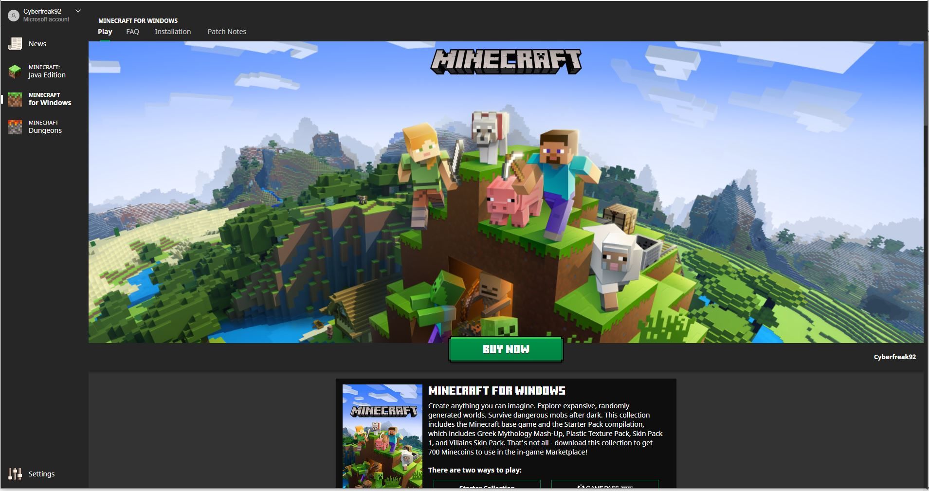 minecraft launcher - Microsoft Community